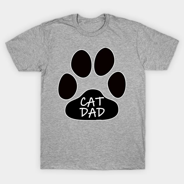 Cat Dad T-Shirt by Stupidi-Tees